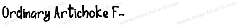 Ordinary Artichoke F字体转换